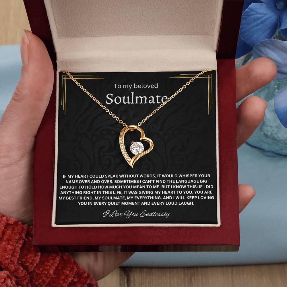 To My Beloved Soulmate - Forever Love Necklace