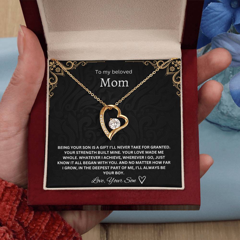 To my Beloved Mom - Forever Love Necklace