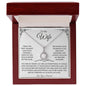 To My Wife, My Anchor and My Compass - Eternal Hope Necklace