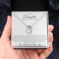 To My Daughter - Lucky In Love Necklace