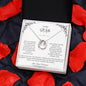 To My Wife, The Reason I Believe in Love - Lucky In Love Necklace