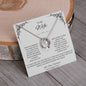To My Wife, The Reason I Believe in Love - Lucky In Love Necklace