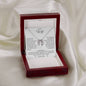 To My Wife, My Strength and My Soft Place to Fall - Lucky In Love Necklace
