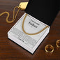To My Incredible Father, Cuban link Chain
