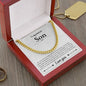 To My Dearest Son, Cuban Link Chain