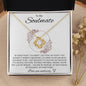I Love You Endlessly - Love knot Necklace