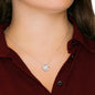 I Love You - Love knot Necklace