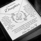 To My Beautiful Daughter - Love knot Necklace