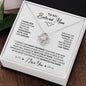 I Love You - Love knot Necklace