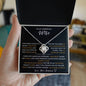 To My Wife, My Best Friend and My Soulmate - Love Knot Necklace
