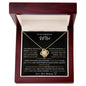 To My Wife, My Best Friend and My Soulmate - Love Knot Necklace