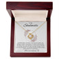 I Love You Endlessly - Love knot Necklace