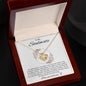 I Love You Endlessly - Love knot Necklace