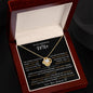 To My Wife, My Best Friend and My Soulmate - Love Knot Necklace