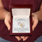 I Love You Endlessly - Love knot Necklace