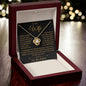 To My Amazing Wife, The Light of My Life - Love Knot Necklace