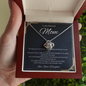 I Will Love You Forever - Love knot Necklace