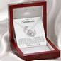 I Love You Endlessly - Love knot Necklace