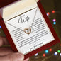 To My Darling Wife, My Safe Place - Interlocking Hearts
