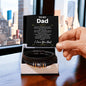 I Love You Dad, Love You Forever Bracelet