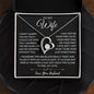 To My Wonderful Wife, My Partner in Everything - Forever Love Necklace