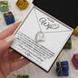 To My Beautiful Wife, My Forever Love - Forever Love Necklace