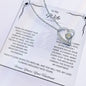 To My Precious Wife, My Greatest Gift - Forever Love Necklace