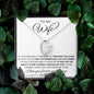 To My Beautiful Wife, My Forever Love - Forever Love Necklace