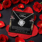 To My Beautiful Mom - Love knot Necklace