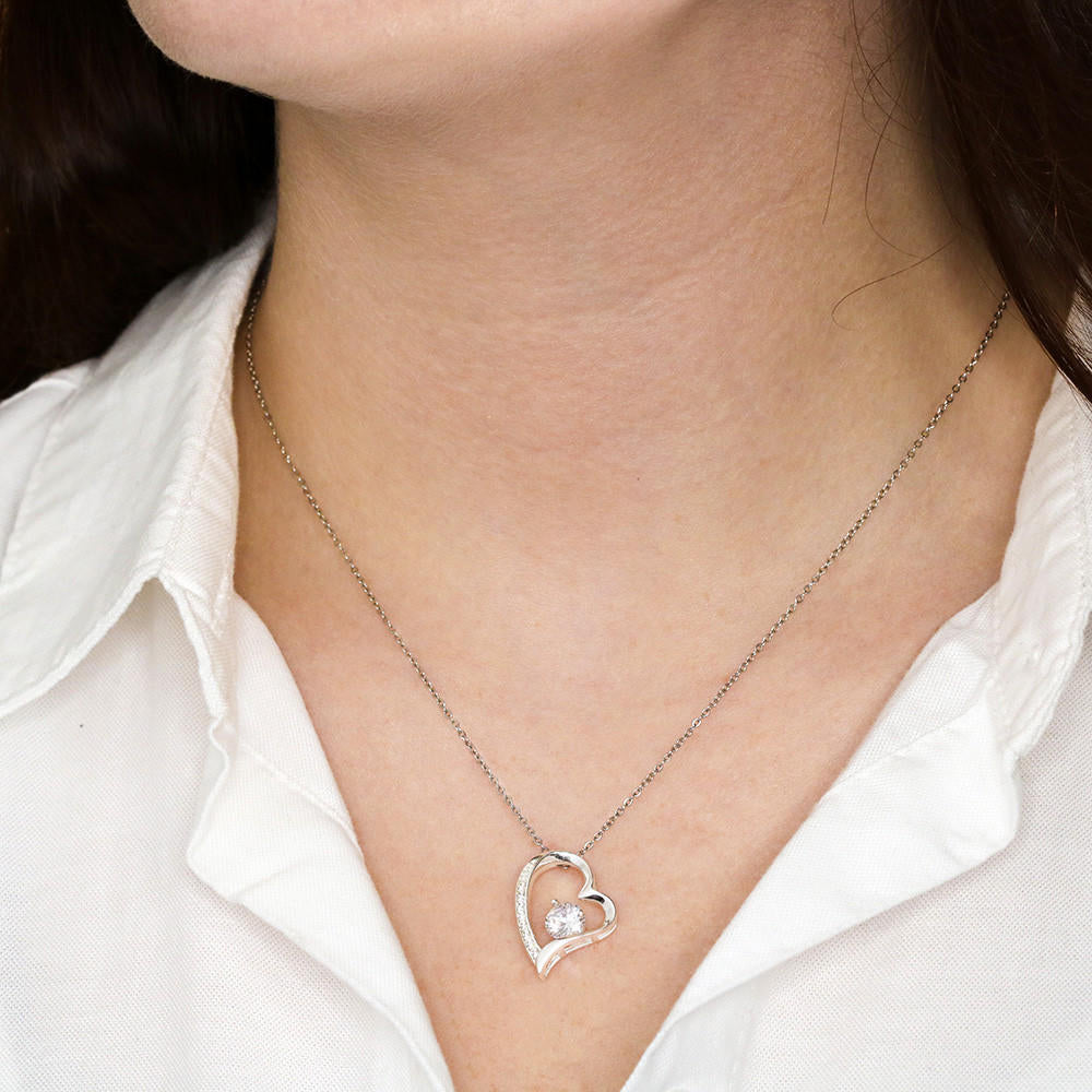 To My Wonderful Wife, My Partner in Everything - Forever Love Necklace