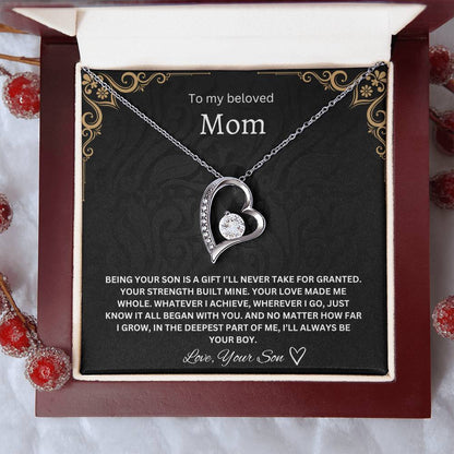 To my Beloved Mom - Forever Love Necklace