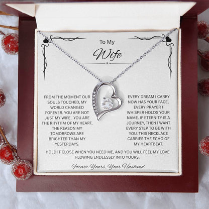 To My Precious Wife, My Greatest Gift - Forever Love Necklace