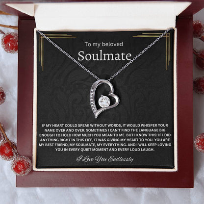 To My Beloved Soulmate - Forever Love Necklace
