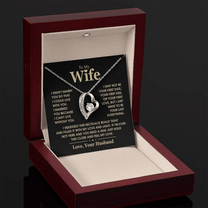 To My Wife, The Love Of My Life - Forever Love Necklace