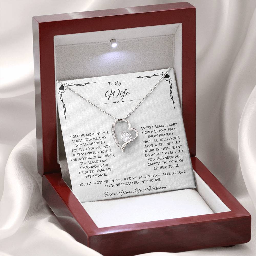 To My Precious Wife, My Greatest Gift - Forever Love Necklace