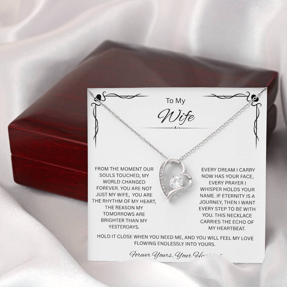 To My Precious Wife, My Greatest Gift - Forever Love Necklace
