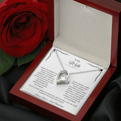 To My Precious Wife, My Greatest Gift - Forever Love Necklace