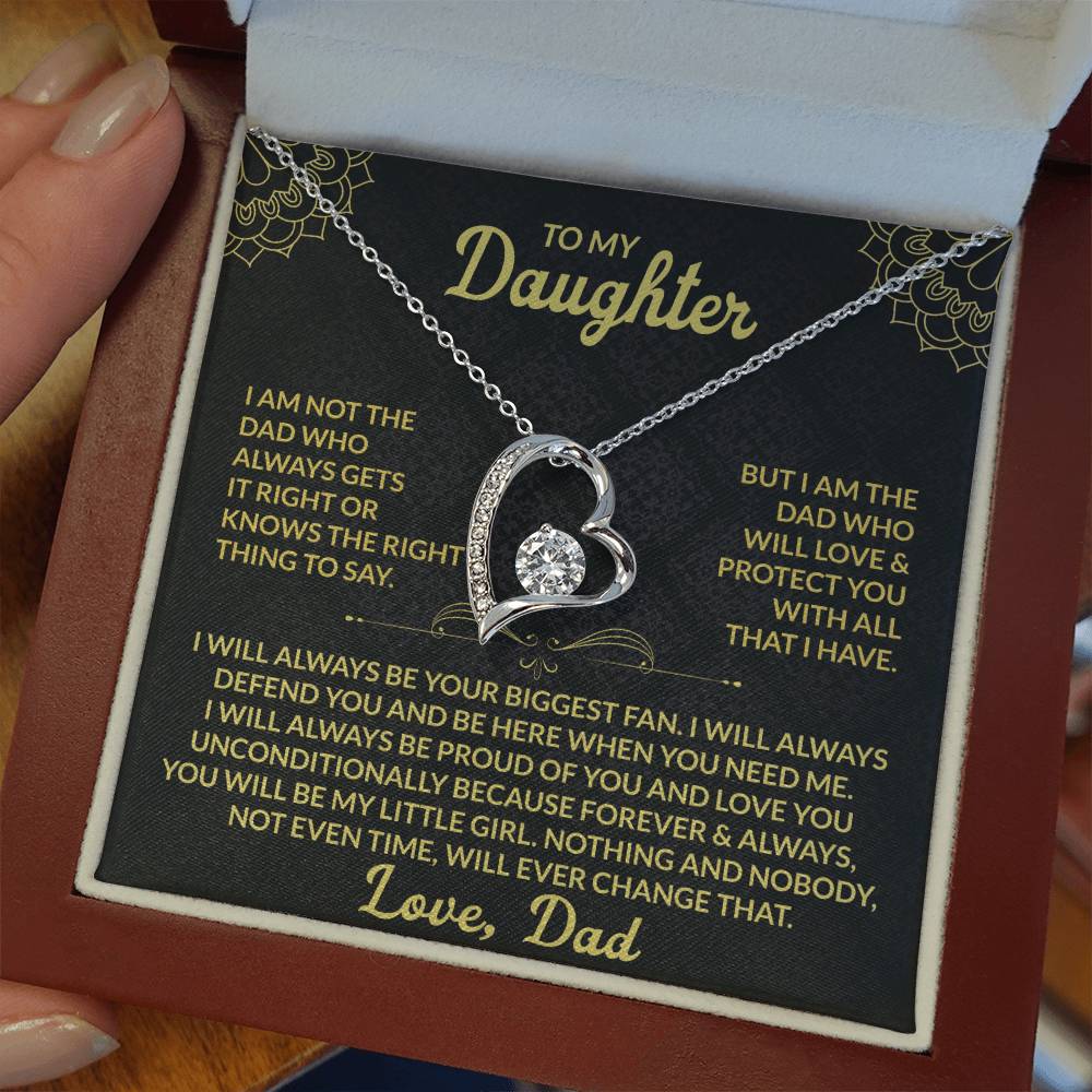 To My Daughter, My Forever Love - Forever Love Necklace