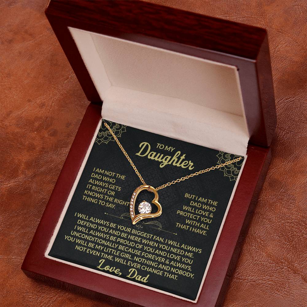 To My Daughter, My Forever Love - Forever Love Necklace