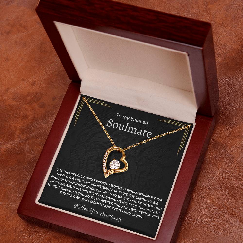 To My Beloved Soulmate - Forever Love Necklace