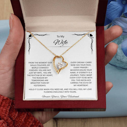 To My Precious Wife, My Greatest Gift - Forever Love Necklace