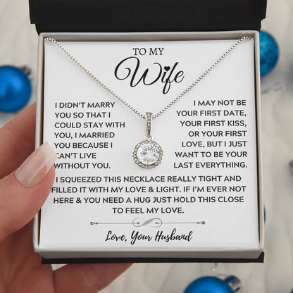 To My Wife, My Forever and Always - Eternal Hope Necklace