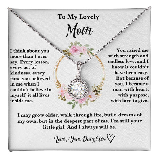 To My Lovely Mom - Eternal Hope Necklace