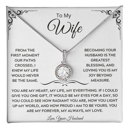To My Wife, My Anchor and My Compass - Eternal Hope Necklace