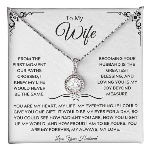 To My Wife, My Anchor and My Compass - Eternal Hope Necklace