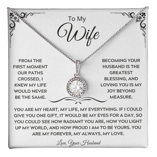To My Wife, My Anchor and My Compass - Eternal Hope Necklace
