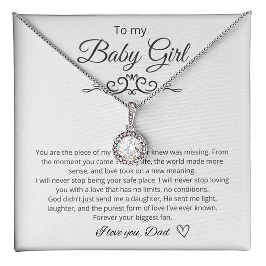 To My Baby Girl - Eternal Hope Necklace