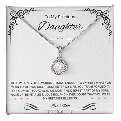 To My Precious Daughter - Eternal Hope Necklace