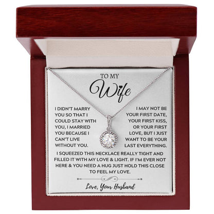 To My Wife, My Forever and Always - Eternal Hope Necklace