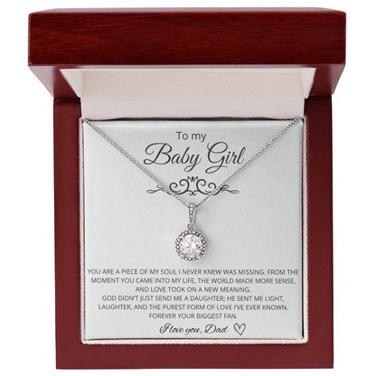 To My Baby Girl - Eternal Hope Necklace